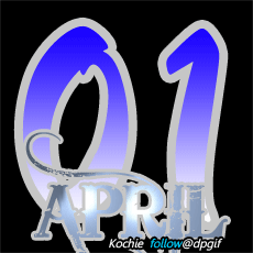 gambar bulan april 2017 animasi angka GIF lengkap setiap harinya tanggal 1