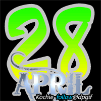 gambar bulan april 2017 animasi angka GIF lengkap setiap harinya tanggal 28
