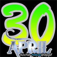 gambar bulan april 2017 animasi angka GIF lengkap setiap harinya tanggal 30