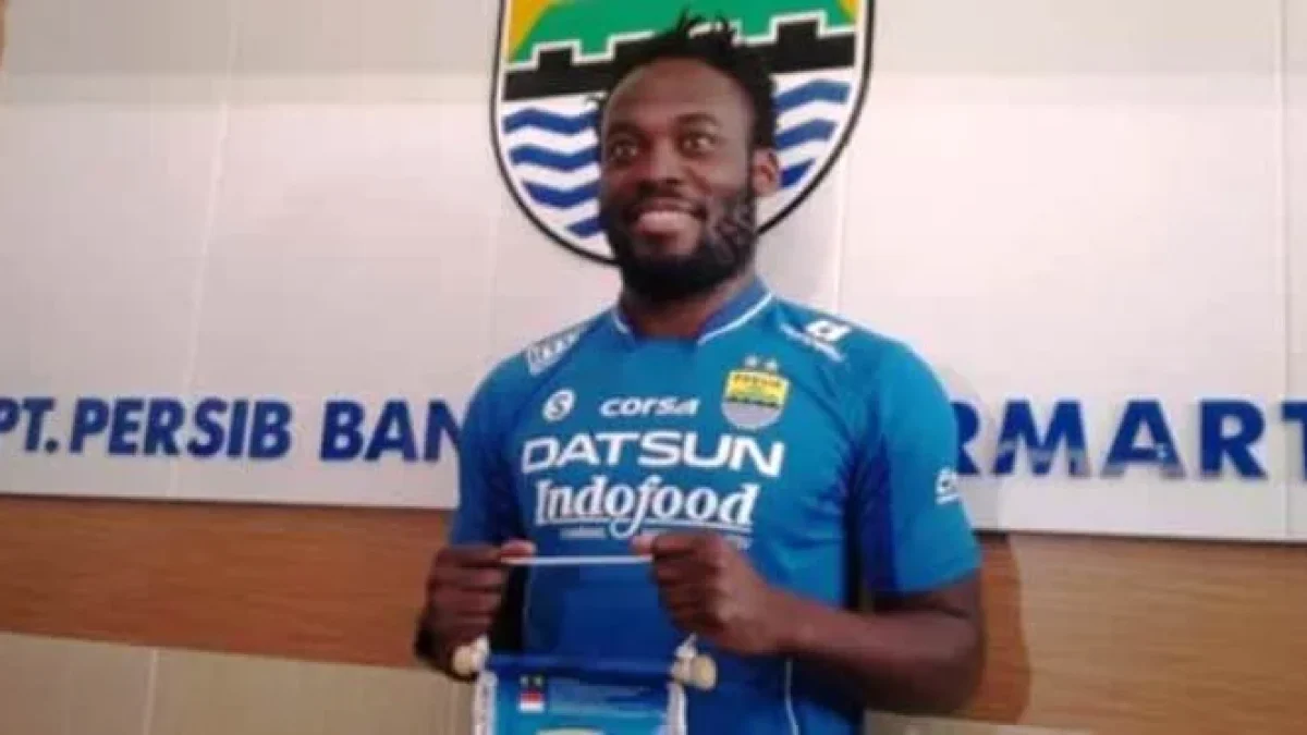 Marquee Player Persib Bandung M. Essien Latihan Perdana Hari Ini