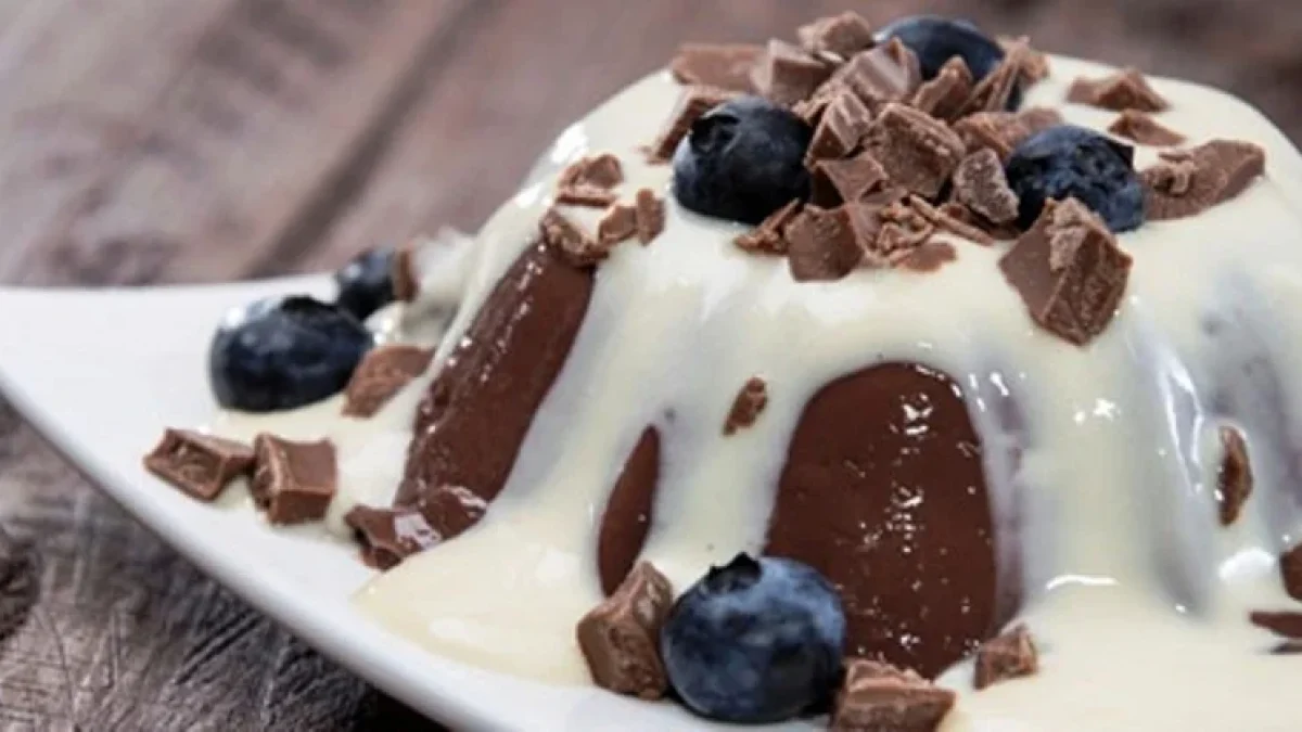 Resep Dan Cara Membuat Puding Coklat Saus Fla Enak, Lembut Dan Mudah Dibuat