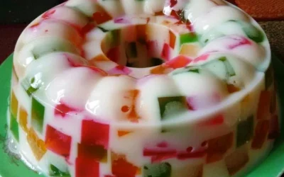 Resep Dan Cara Membuat Puding Mozaik Susu Warna-Warni