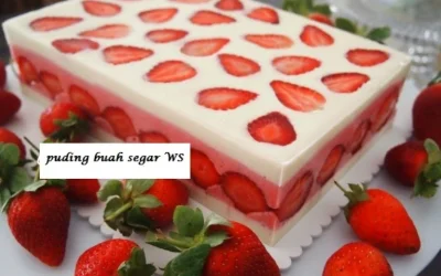 Resep Dan Cara Membuat Puding Susu Buah Segar Yang Menggoda Mata Dan Lidah