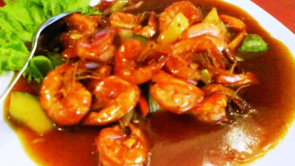 Resep dan Cara memasak Udang Manis Pedas Yang Mantab!