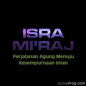 DP BBM Hari Isra Miraj Bergerak