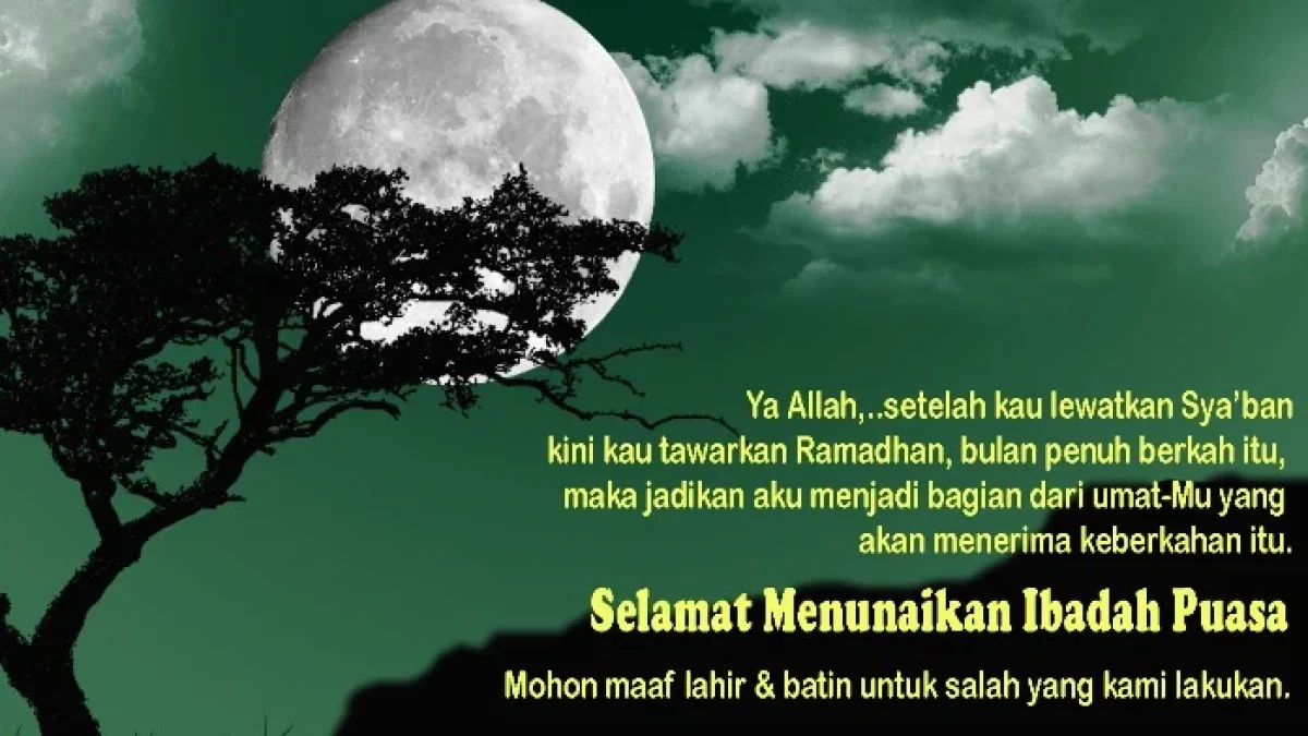 Kata Selamat Puasa 2020, Kalimat Ucapan Ramadhan 1441 H