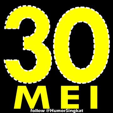 Gambar DP Angka Tanggal Animasi Bergerak Mei