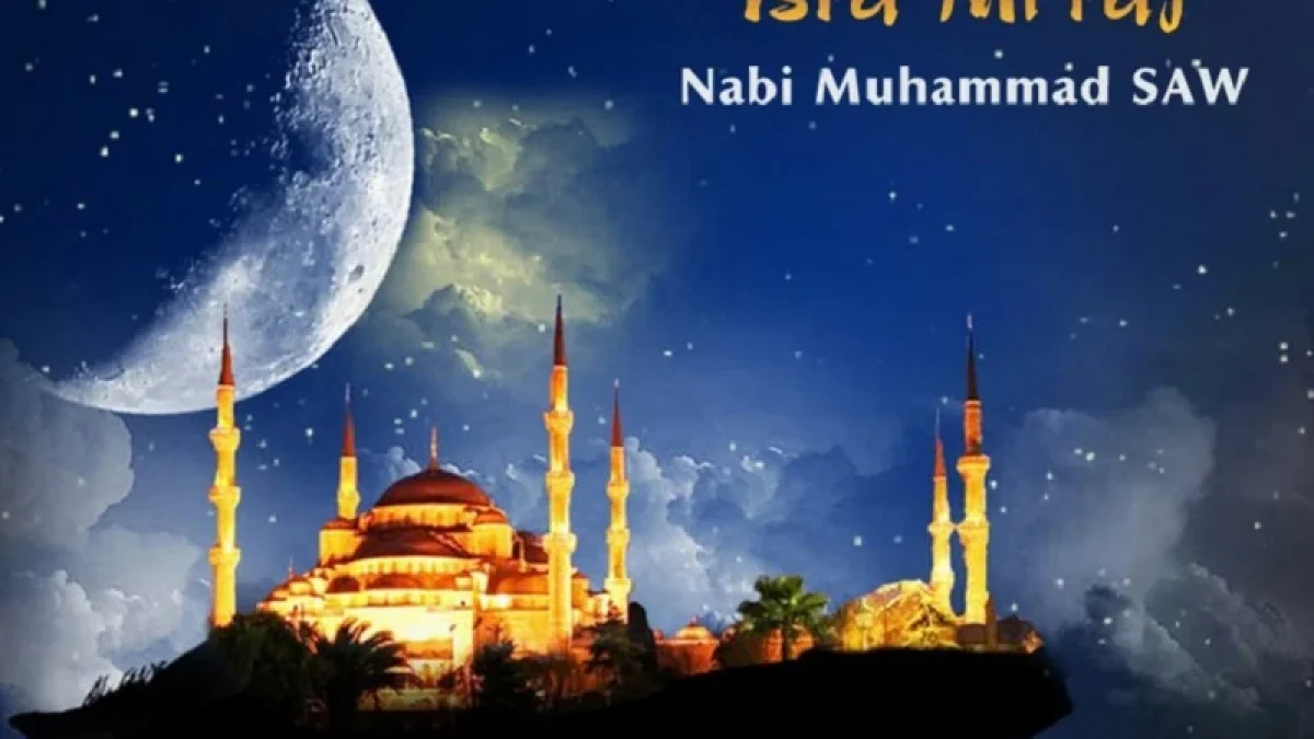 Gambar DP BBM Isra Miraj: Peristiwa Besar Perjalanan Luar Biasa Nabi Muhammad SAW