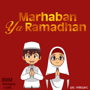 DP BBM Ucapan Ramadhan 2017, Gambar Kata Selamat Puasa 1438 H Animasi 