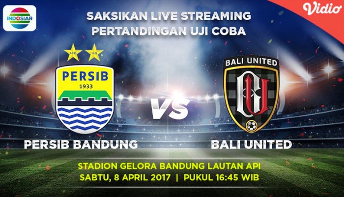 Live Score Persib Bandung vs Bali United FC Laga Ujicoba di Stadion GBLA