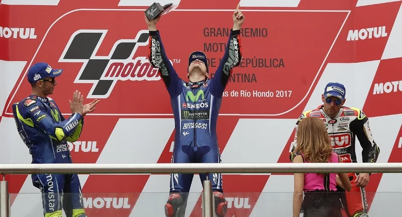 Pemenang MotoGP Argentina 2017: Double Podium untuk Movistar Yamaha, Cal CRUTCHLOW Finish Ketiga Seri Termas de Rio Hondo 10/04/2017