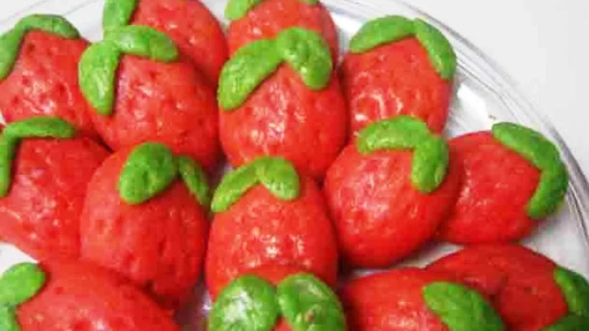 Kue Kering Spesial Idul Fitri 1438H: Cookies Stroberi, Tampilannya Yang Menggemaskan Banyak Disukai Anak-anak