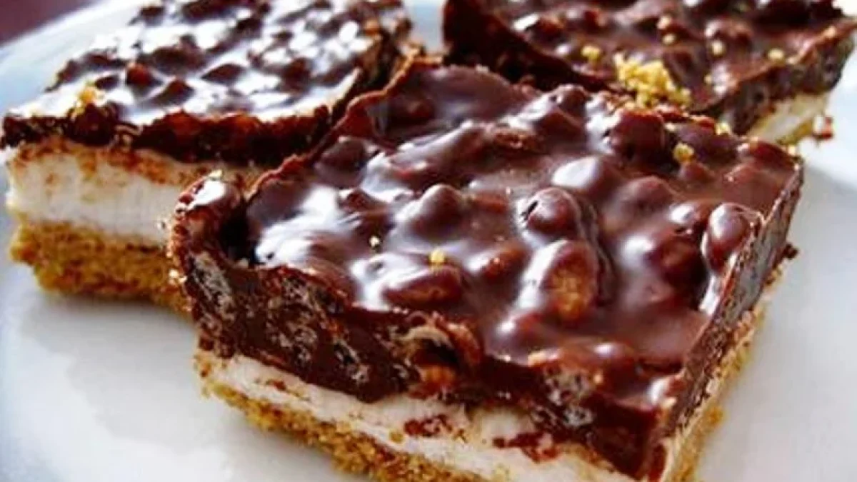 Kue Kering Paling Baru 2017: Crispy Chocolate MarshMallow Bars Paling Enak dan Mudah Dibuat