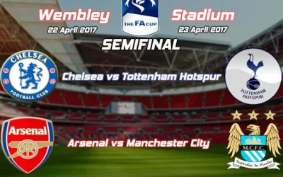 PREDIKSI Arsenal Vs Manchester City, Jadwal Semifinal FA CUP 2017 Di Wembley Stadium (23/04/17)