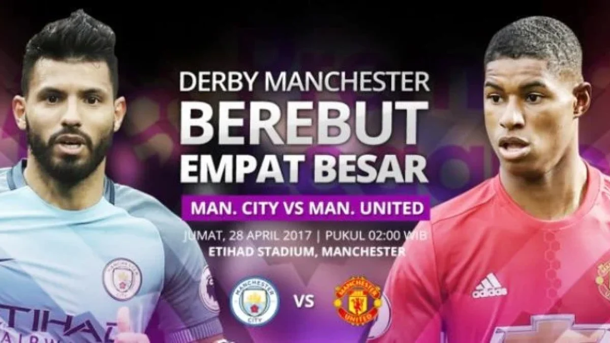 PREDIKSI Manchester City Vs MU Live Streaming MNC TV, Jadwal Liga Inggris 2016/2017 di Etihad Stadium (28/4/17)