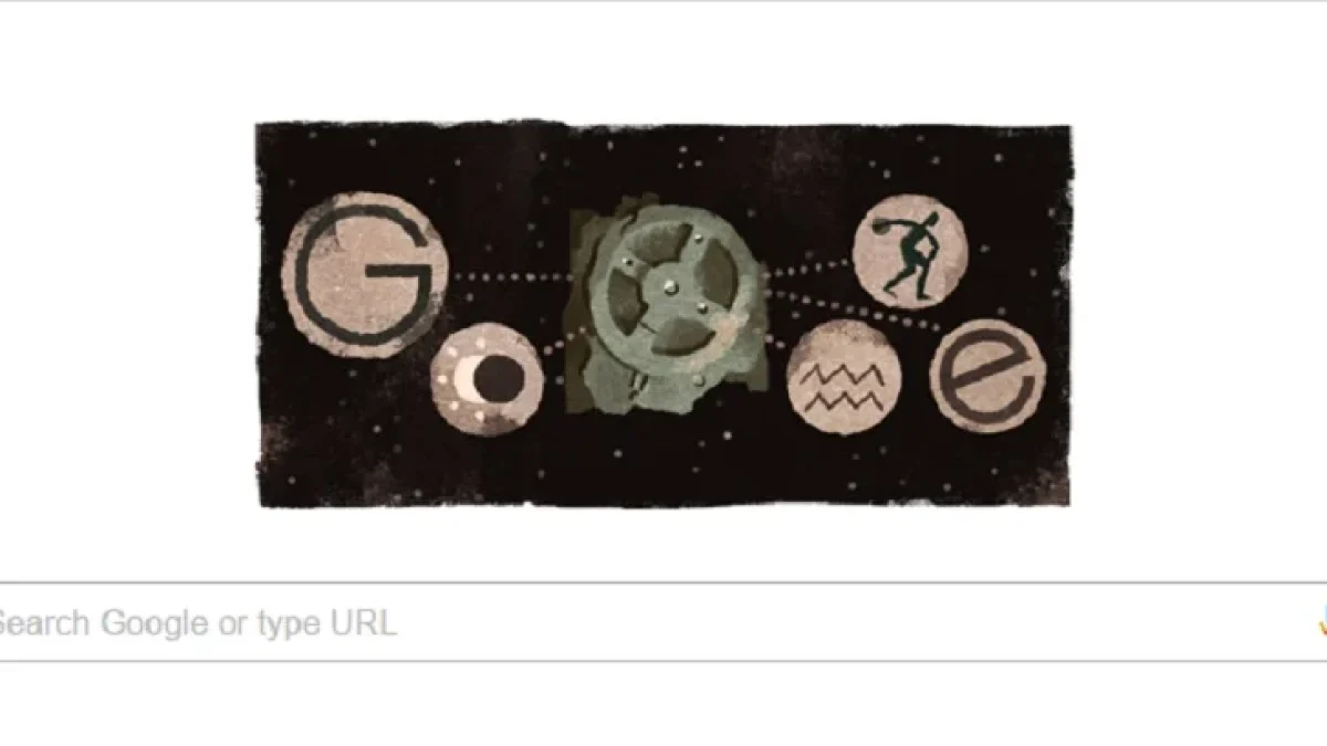 Antikythera Mechanism Google Doodle 17 Mei 2017