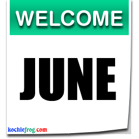 DP Angka Tanggal Animasi Bergerak Juni Helo Welcome