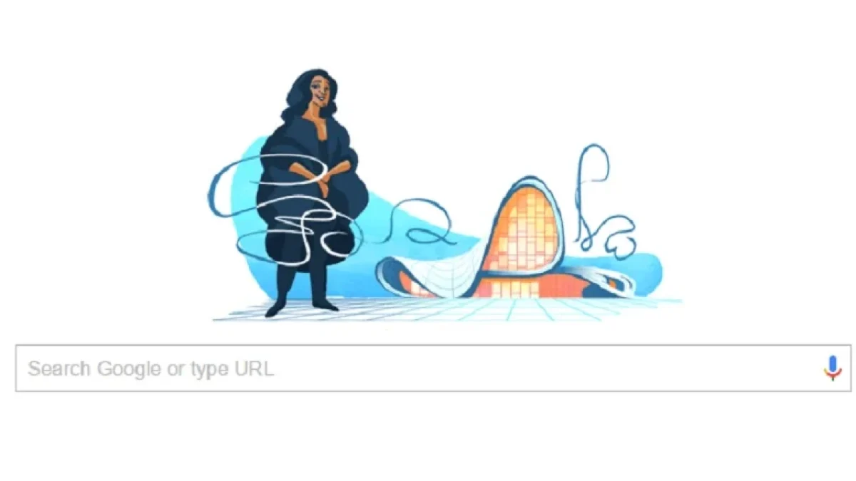 Google Doodle Zaha Hadid Hari Ini, Wanita Muslim Pertama Peraih Penghargaan Arsitektur Pritzker