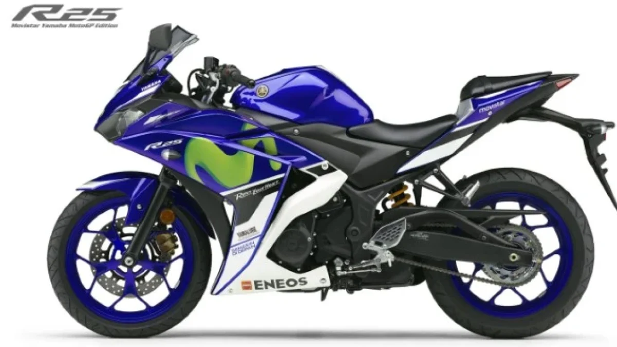 Harga Yamaha R25 Movistar Terbaru Juni 2026, Spesifikasi Mesin Tipe 4 Langkah 8 Valve DOHC 250 Cc