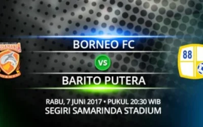 Hasil Borneo FC Vs Barito Putera, Gojek Traveloka Liga 1 Pekan 10 Tadi Malam 7 Juni 2017 Siapa Pemenangnya?