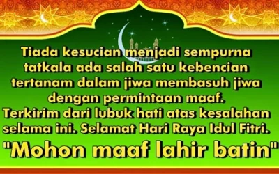 KUMPULAN KATA MUTIARA LEBARAN, Kalimat Bijak Selamat Idul Fitri 2020 1441H Terbaru