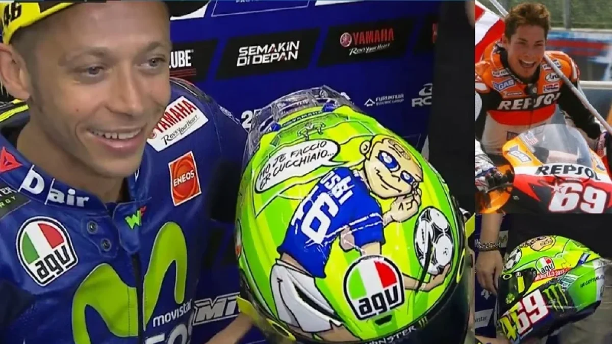 Kabar Balap MotoGP Mugello 2017: Rossi Perkenalkan Helm Barunya, Ini Temanya