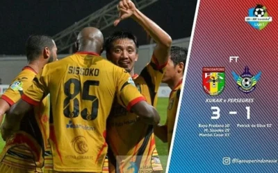 Live Skor Mitra Kukar Vs Persegres, FT 3-1 Liga 1 Gojek Traveloka Tadi Malam