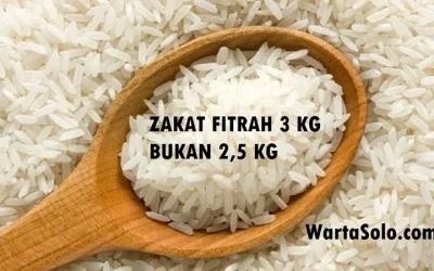 Ternyata, MUI JATIM: Zakat Fitrah 3 Kg Bukan 2,5 Kg
