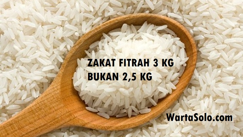 Ternyata, MUI JATIM Zakat Fitrah 3 Kg Bukan 2,5 Kg