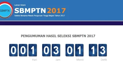 Website sbmptn.ui.ac.id Pengumuman Hasil Seleksi SBMPTN 2017, Cek Daftar Nama Peserta di pengumuman.sbmptn.ac.id