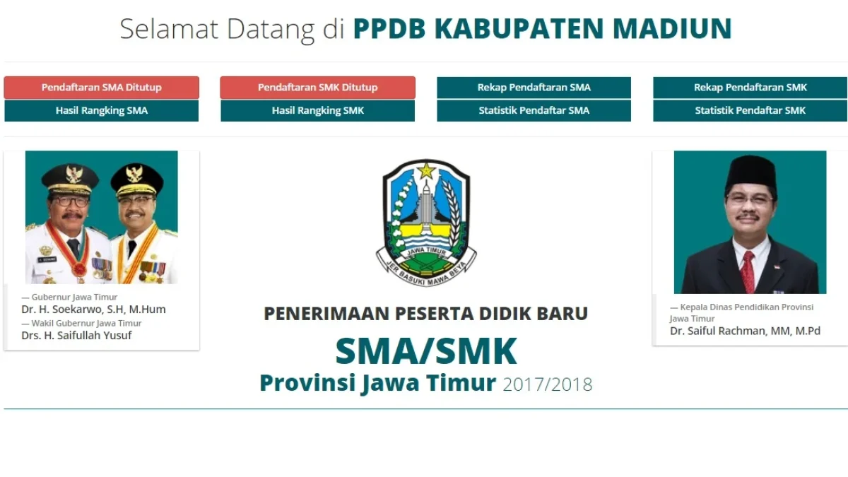 Cara Melihat Hasil Seleksi PPDB Jatim 2017: Langkah Cek Nama Lulus Penerimaan Siswa Baru Online Jawa Timur Situs ppdbjatim.net