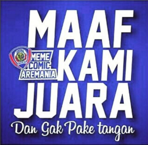 DP BBM Arema FC vs Borneo FC Gojek Traveloka Liga 1 Musim Ini Meme GIF Bergerak Terbaru