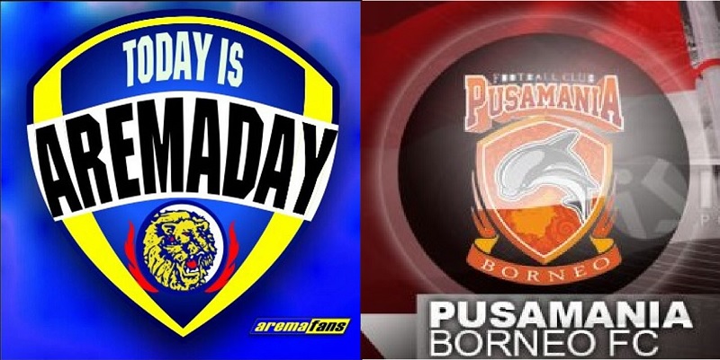 DP BBM Arema FC vs Borneo FC Gojek Traveloka Liga 1 Musim Ini Meme GIF Bergerak Terbaru
