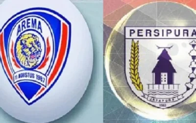 DP BBM Arema FC vs PERSIPURA Jayapura Gojek Traveloka Liga 1 Musim 2017 Meme GIF Bergerak Terbaru