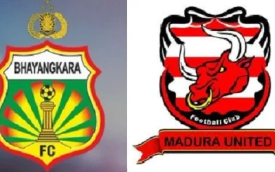 DP BBM Bhayangkara FC vs Madura United Gojek Traveloka Liga 1 Musim 2017 Meme GIF Bergerak Terbaru
