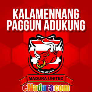 DP BBM Madura United vs PERSIBA Balikpapan panggun adukung