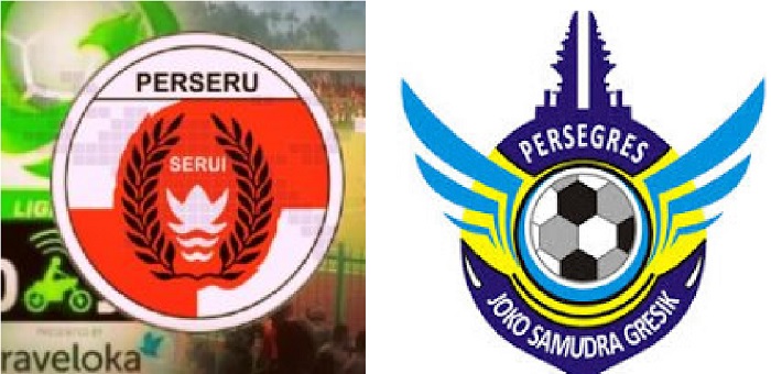 DP BBM PERSERU Serui vs Persegres Gresik United Gojek Traveloka Liga 1 Musim Ini Meme GIF Bergerak Terbaru