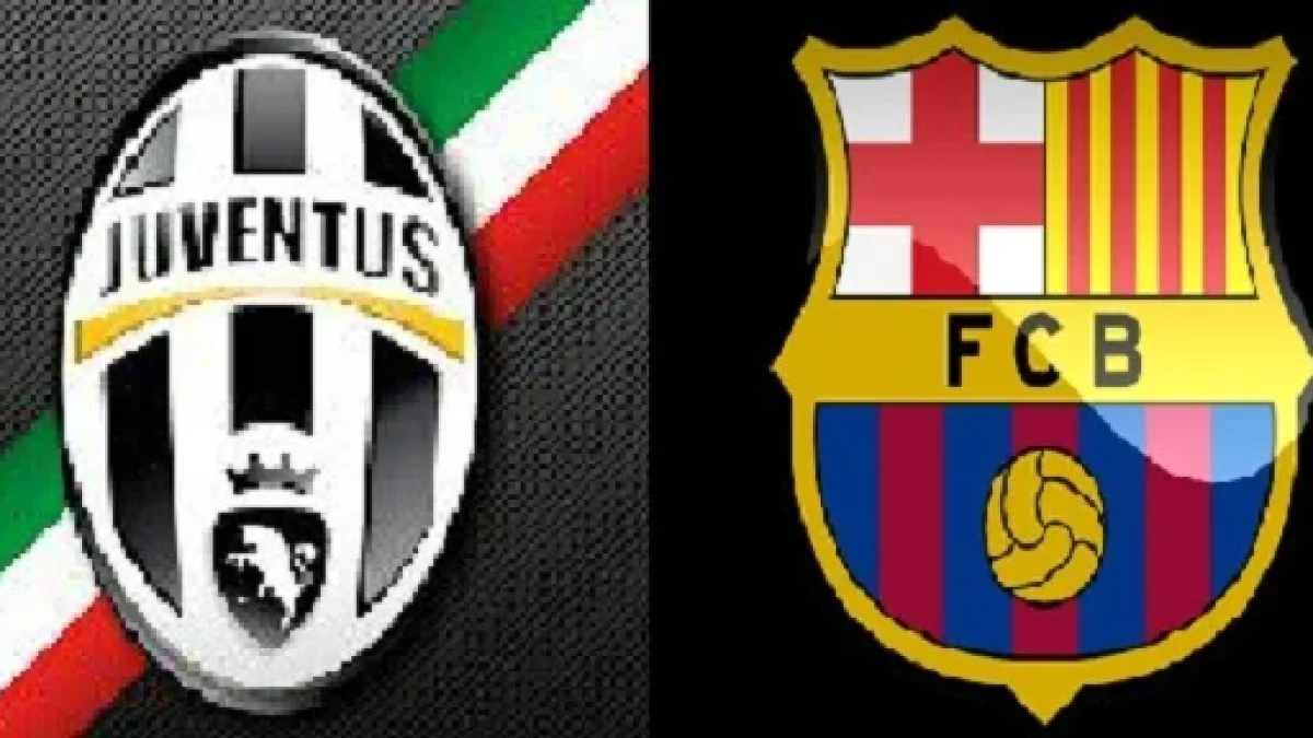 Dp Bbm Juventus vs Barcelona Meme GIF Bergerak Terbaru ICC Musim Ini