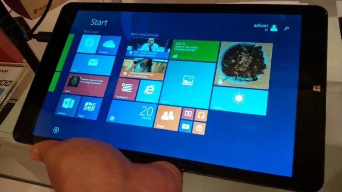 Harga Advan Vanbook W100 Terbaru Juni 2026, Tablet Microsoft Windows 8.1 Ram 1GB