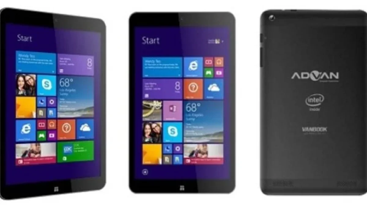 Harga Advan Vanbook W80 Terbaru Juni 2026, Spesifikasi Tablet 3G Memori Internal 16GB