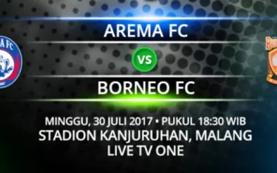 Jadwal Siaran Langsung Arema FC vs Borneo FC, Live Streaming Liga 1 Gojek Traveloka Pekan 17 dan Link Nonton Bola Online Dengan Hp