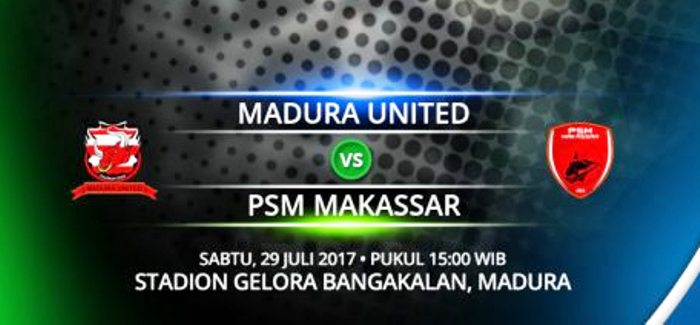Jadwal Siaran Langsung Madura United vs PSM, Live Streaming Liga 1 Gojek Traveloka Pekan 17 dan Link Nonton Bola Online Dengan Hp