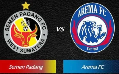 Jadwal Siaran Langsung Semen Padang vs Arema FC, Live Streaming Liga 1 Gojek Traveloka Pekan 16 dan Link Nonton Online Dengan Hp
