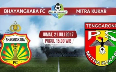 Live Streaming Bhayangkara FC Vs Mitra Kukar, Jadwal Siaran Langsung Liga 1 Gojek Traveloka Pekan 16 Live di TVone