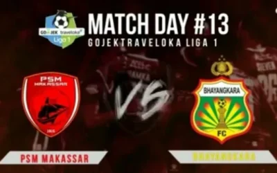 Live Streaming PSM Makassar Vs Bhayangkara FC, Siaran Langsung Liga 1 Gojek Traveloka Pekan 13 Live di TVone