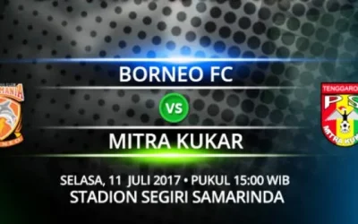 Siaran Langsung Borneo FC vs Mitra Kukar, Live Streaming Gojek Traveloka Liga 1 Pekan 14 dan Link Nonton Online Dengan Hp