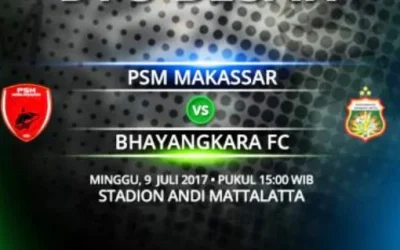 Siaran Langsung PSM vs BFC, Live Streaming Gojek Traveloka Liga 1 Pekan 13 dan Link Nonton Online Dengan Hp