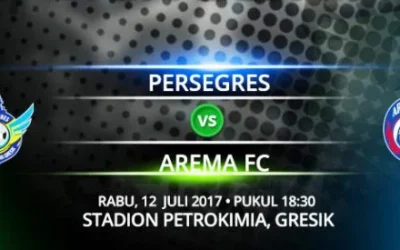 Prediksi Skor Persegres GU vs Arema FC, Jadwal Liga 1 Gojek Traveloka Pekan 14 (12 Juli 2017)