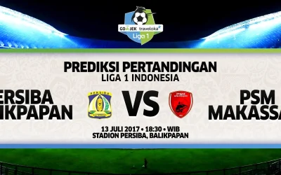 Prediksi Skor Persiba vs PSM, Jadwal Liga 1 Gojek Traveloka Pekan 14 (13 Juli 2017)