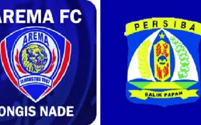 DP BBM Arema FC vs PERSIBA Balikpapan Gojek Traveloka Liga 1 Musim 2017 Gambar Logo GIF Bergerak Terbaru